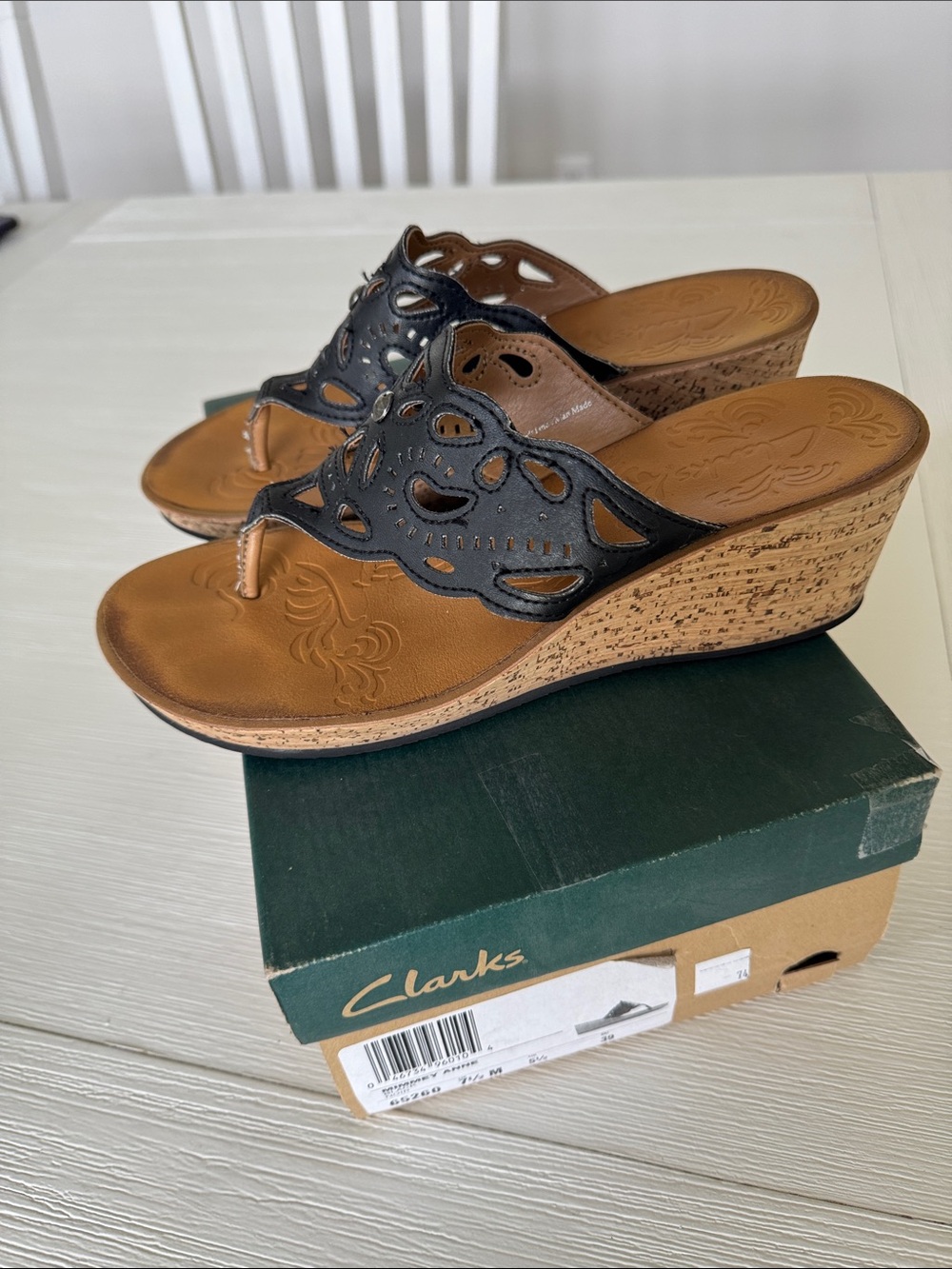 Clarks leather sandals